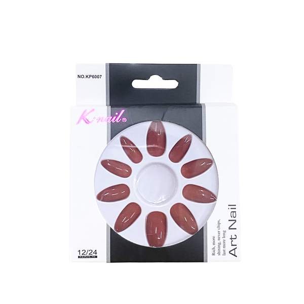 Boîte de 12 Faux Ongles Marrons A-04 - Image 1 of 1