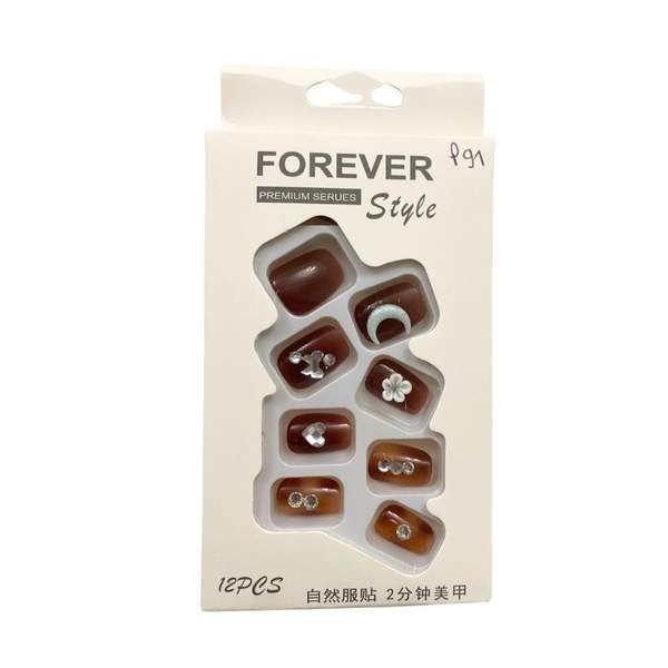 12 Faux Ongles des Orteils P91 - Image 1 of 1