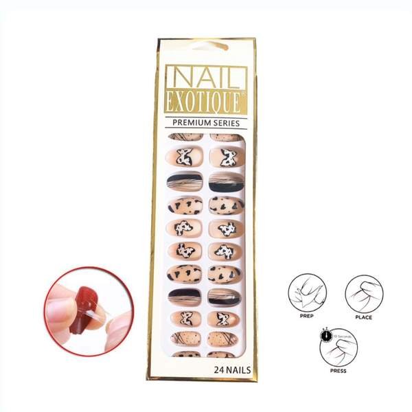 24 Pièces Faux Ongles Adhésif Double Face - Image 1 of 1