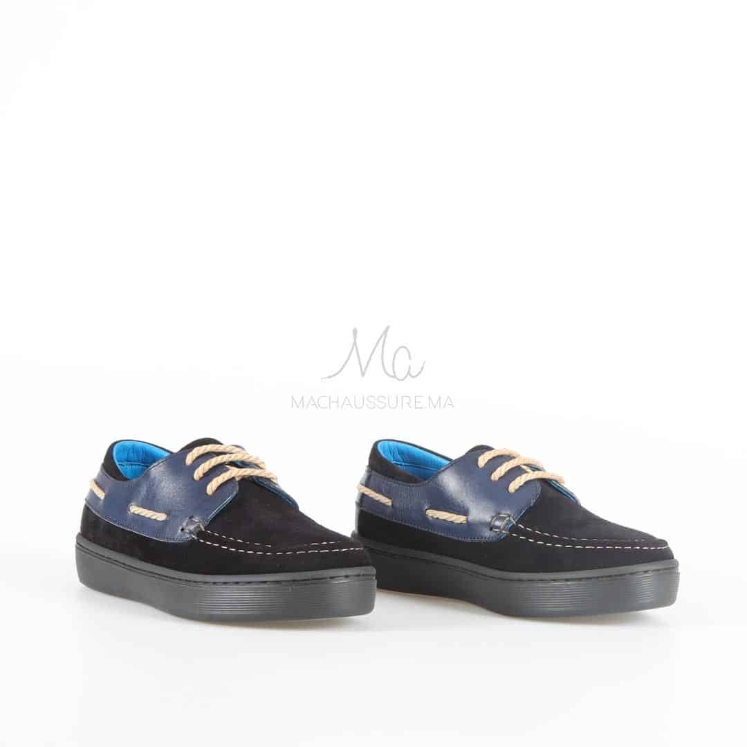 JERSEY - Mocassins en Daim Enfant en Bleu - Image 1 of 2