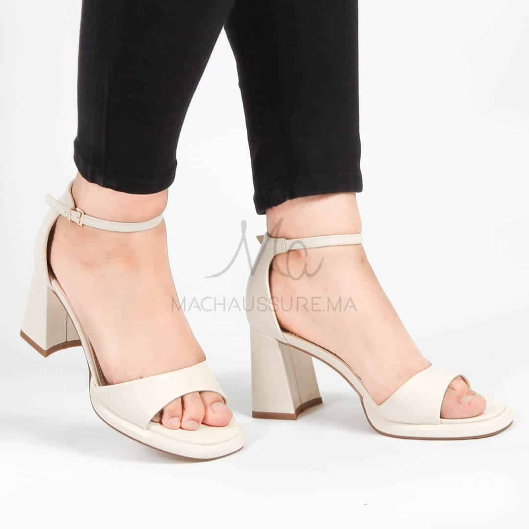 Larkspur – Sandales À Talon En Beige - Image 1 of 4