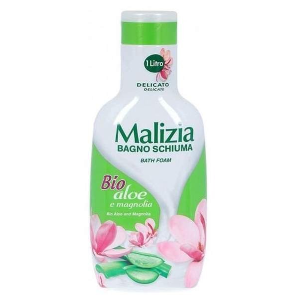 Lait Crème Bain Mousse Bagno Schiuma Aloe et Magnolia 1litre - Image 1 of 1