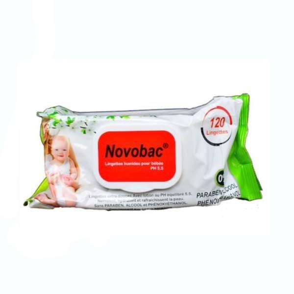 120 Lingette Bebe Novobac sans Paraben - Image 1 of 1