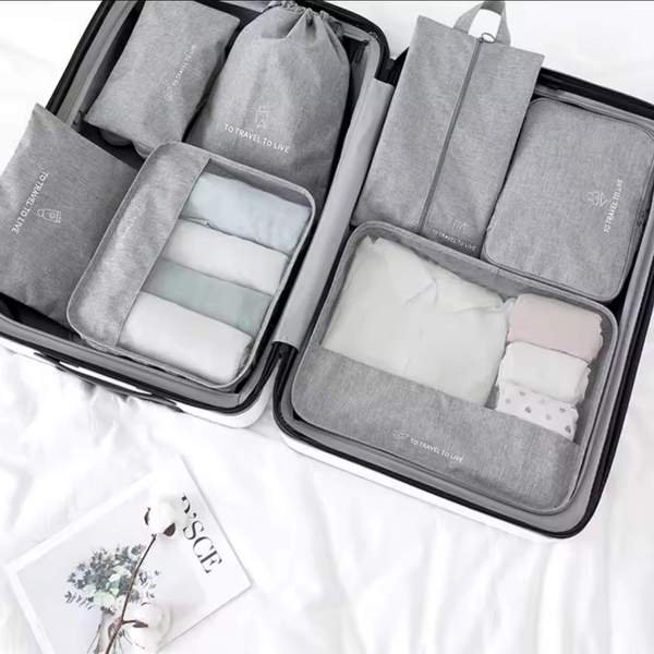 Set de Rangement de Valise to Travel to Live 7 Pieces - Image 1 of 1