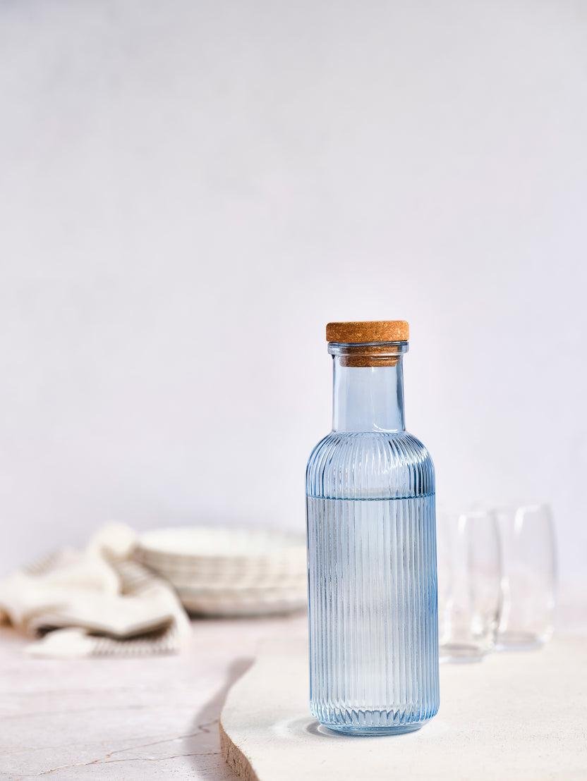 Carafe d’eau en verre + bouchon en liège - Image 1 of 1