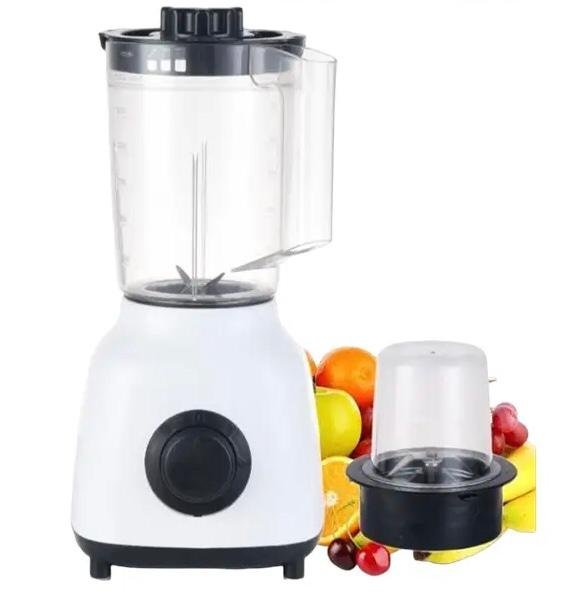 Blender 2 EN 1 Bol en Plastique 2 en 1 ,avec Moulin a Café Épices Capacité 1,5L - Image 1 of 3