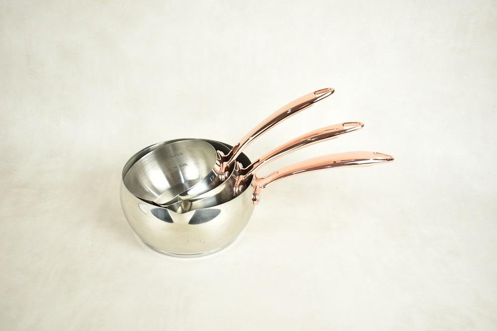 Set de 3 Casseroles Stainless Steel - Image 1 of 4