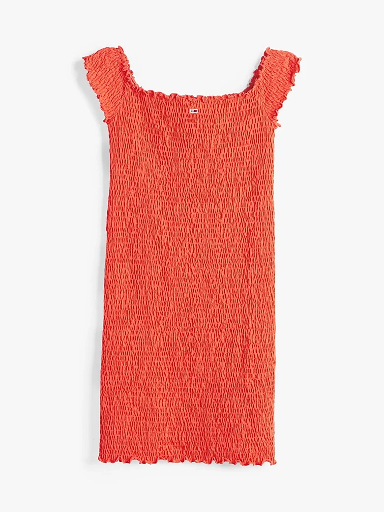 Robe Moulante Courte Smockée - Image 1 of 4