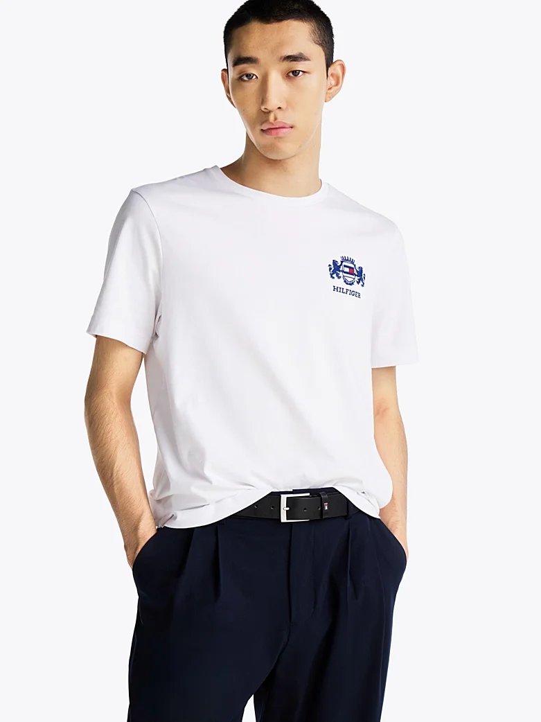 T-shirt à Logo Brodé - Image 1 of 4