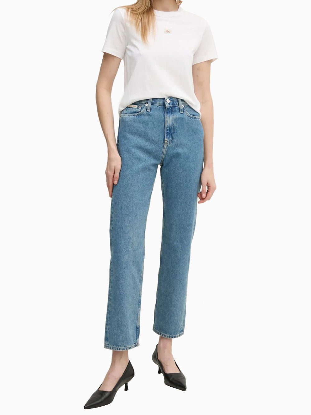 High Rise Straight Jeans - Image 1 of 1