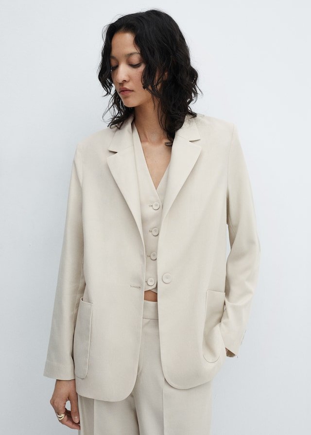 Veste Costume Poches - Image 1 of 4