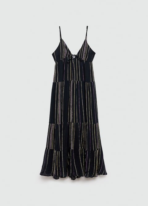 Robe Bretelles Coutures Décoratives - Image 1 of 4