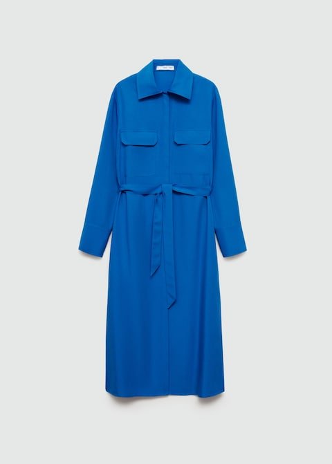 Robe Chemisier Nœud - Image 1 of 4