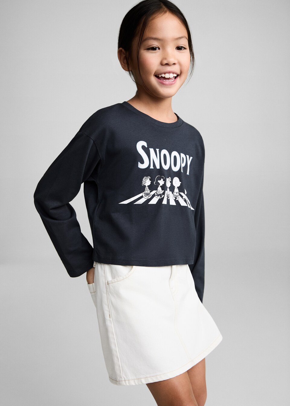 T-shirt Manches Longues Snoopy - Image 1 of 3