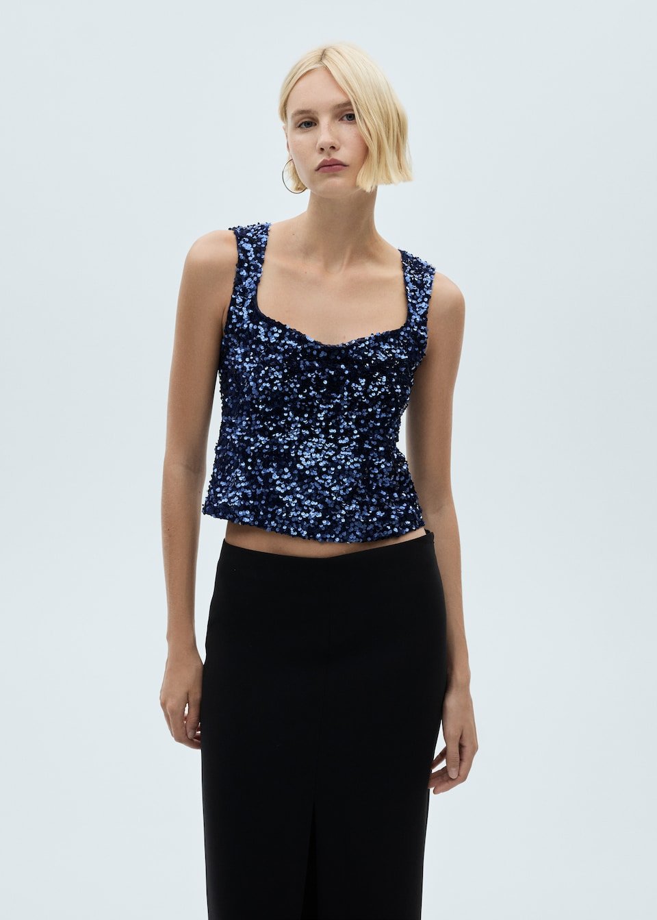 Top Bretelles à Sequins - Image 1 of 4