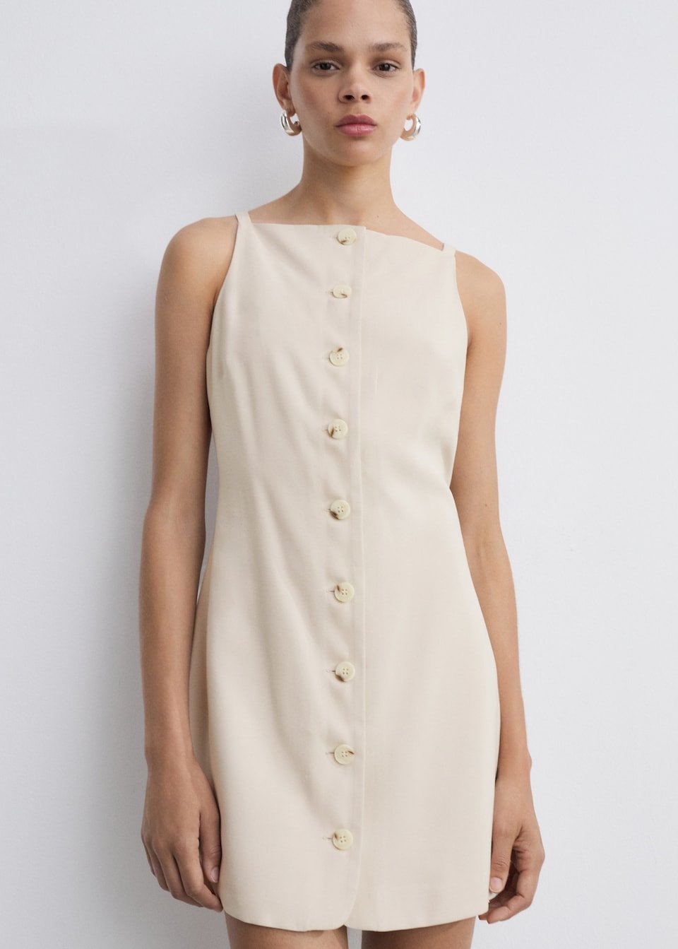 Robe Courte Boutonnée - Image 1 of 4