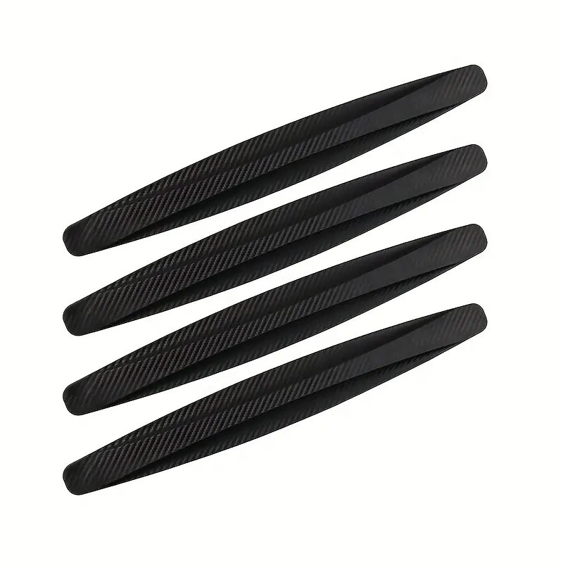 4 Protecteurs Pare-chocs Fibre Carbone - Anti-Rayures Avant/Arrière - Style Sport Universel - Image 1 of 1