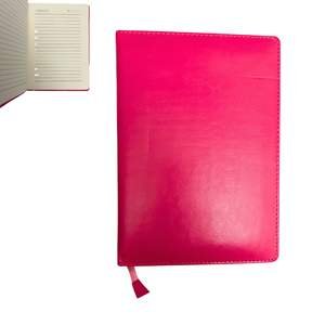 Notebook A5 en Simili Cuir Rose - Image 1 of 1