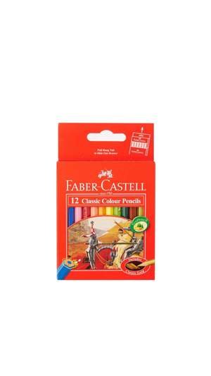 Faber-castell Classic 12 Mini Colour Pencils - Image 1 of 1