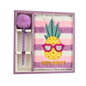 Coffret Notebook + Stylo Lets Party Rose Mauve - Image 1 of 1