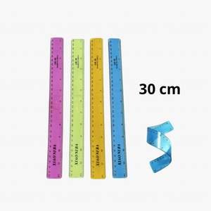 Règle Flexible Transparente 30cm en Couleurs - Image 1 of 1