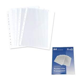 Boite de 100 Pochettes Perforées 80 Microns A4 - Image 1 of 1