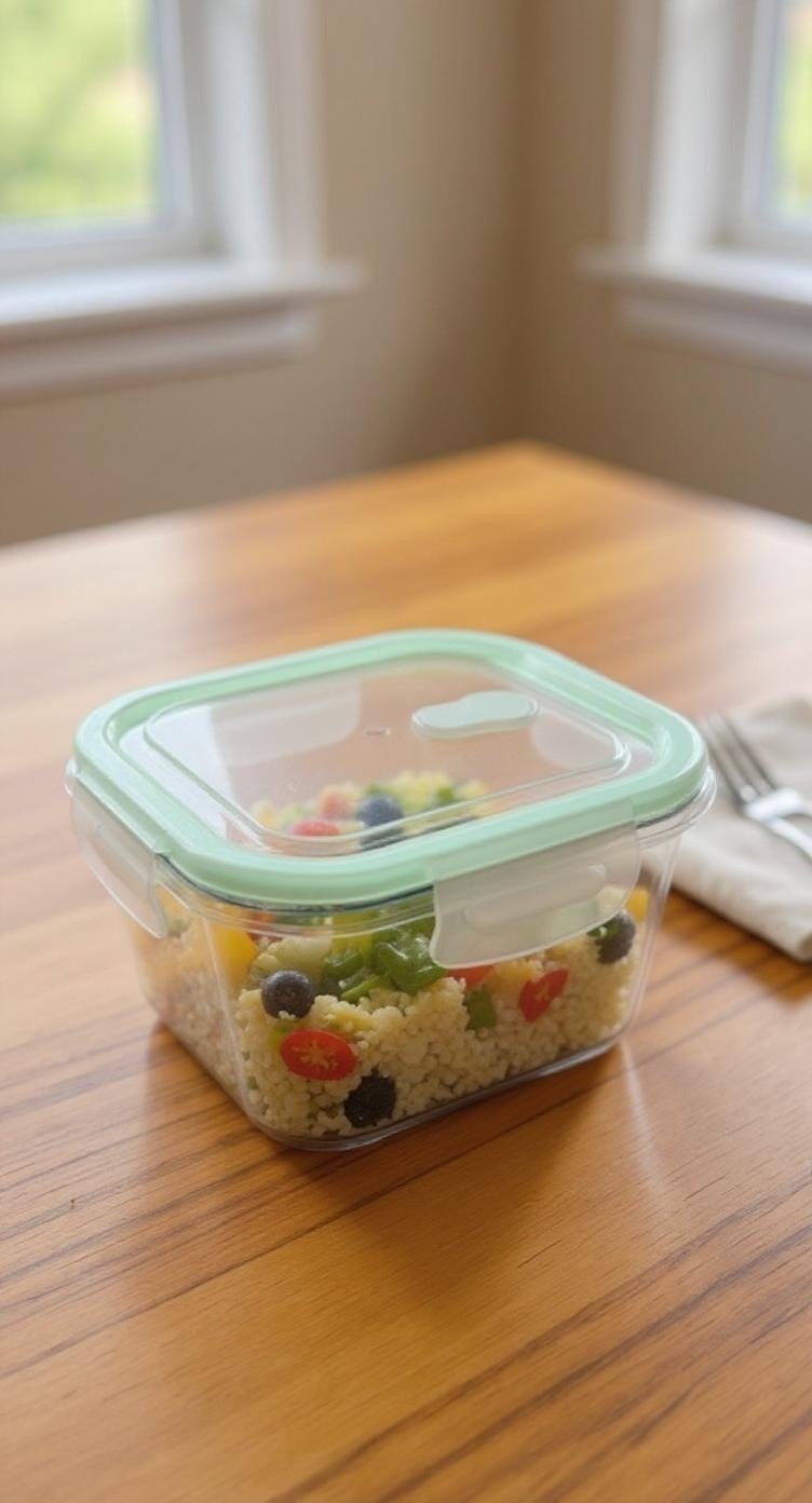 Boîtes Couvercle Transparent à Compartiment en Pyrex Peut Aller au Four 1000 Ml -compatible Lave Vaisselle Durabilité Accrue - Image 1 of 4