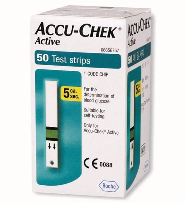 Accu-check Active Bandelettes X50 - Image 1 of 1