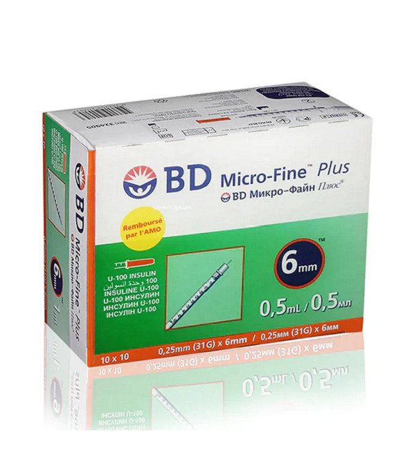Micro-Fine plus Aiguille Insuline 31G/6mm - Image 1 of 1