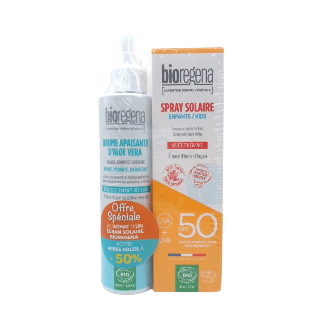 Bioregena Spray Enfant 90ml+ Brume Aloe Vera 200ml -50% Pack - Image 1 of 1