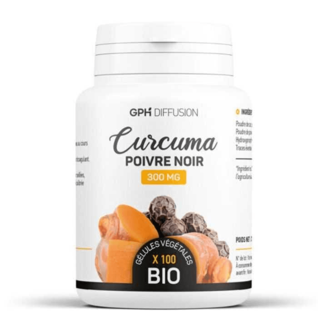 Curcuma & Poivre Noir 300mg 100 Gelules - Image 1 of 1