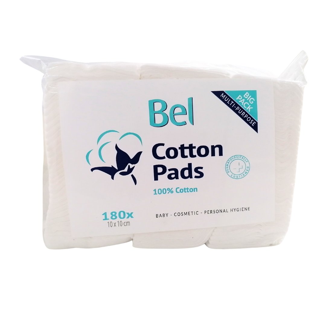 Bel Cotton Pads 10x10cm 180 Pieces - Image 1 of 1