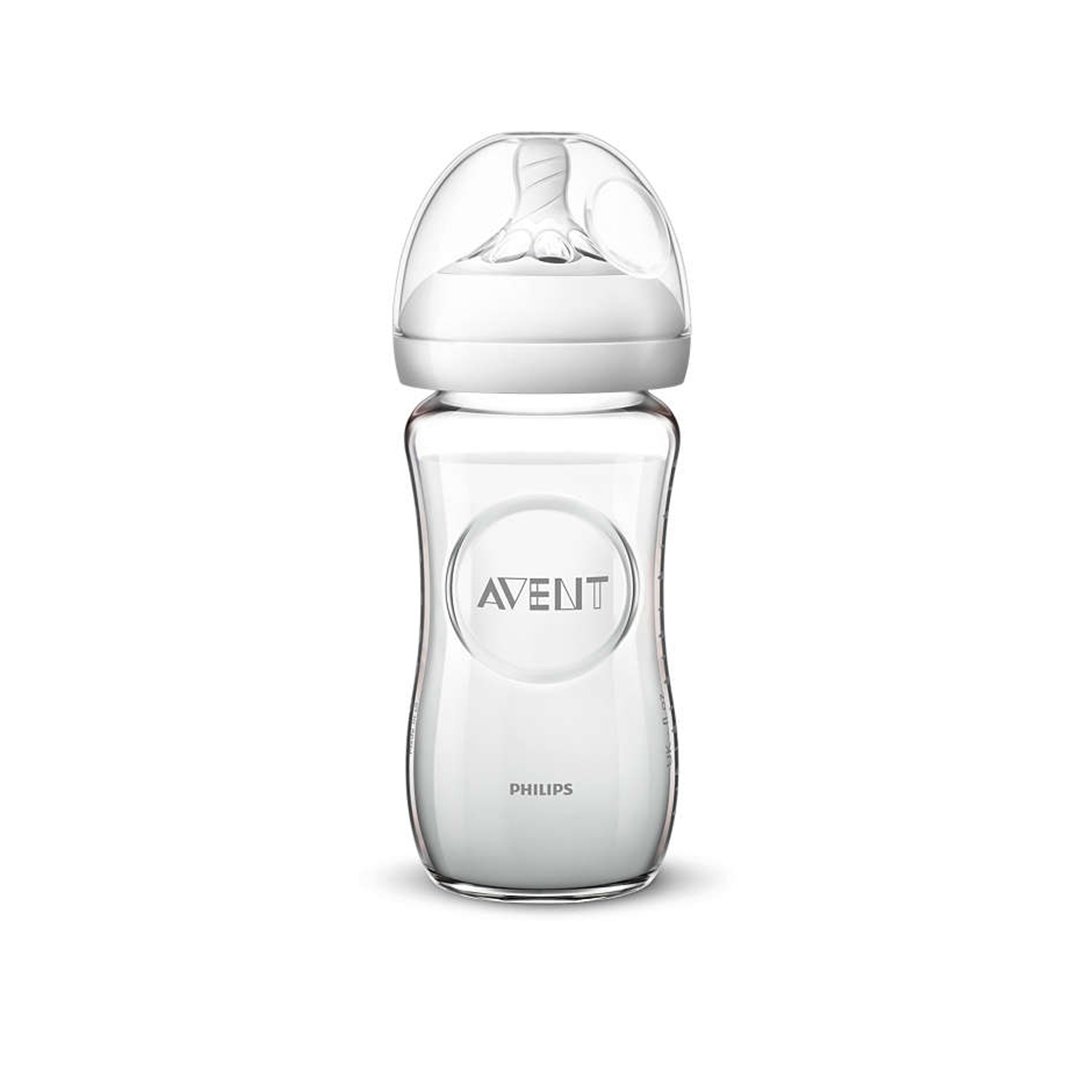 BIBERON NATURAL EN VERRE 240 ML SCF053/17 - Image 1 of 1
