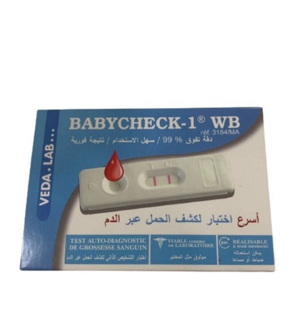 1 Test de Grossesse Sanguin Auto-Diagnostic - Image 1 of 1