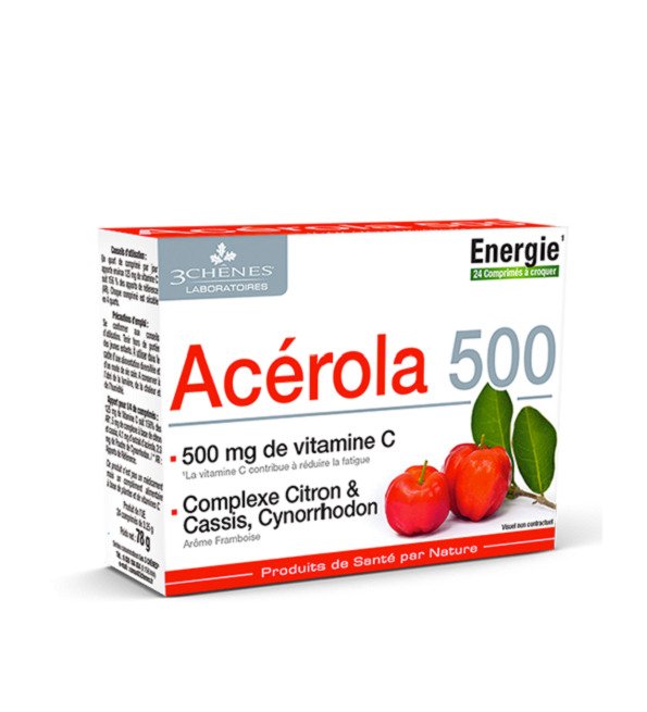 Acerola 500mg Boite de 24 comprimés - Image 1 of 1