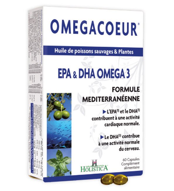 Omegacoeur Huile de Poisson - 60 Capsules Molles - Image 1 of 1