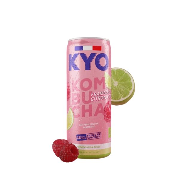 KOMBUCHA CANETTE FRAMBOISE CITRON VERT 330ML - Image 1 of 1