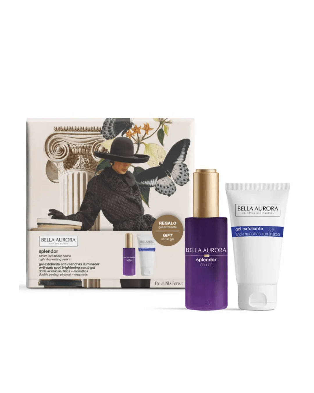 Bella Aurora Splendor Serum 30ml + Gel Exfoliante 75ml Pack - Image 1 of 1
