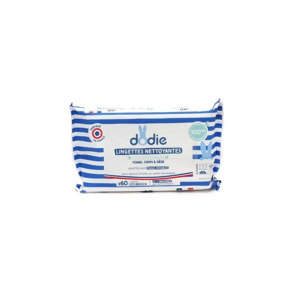 Lingettes nettoyantes fibres biodégradables - 70 lingettes - Image 1 of 1