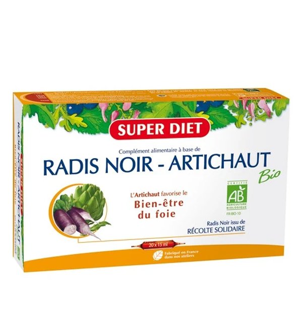 Radis Noir - Artichaut Bio - 20 Ampoules x 15 ml - Image 1 of 1