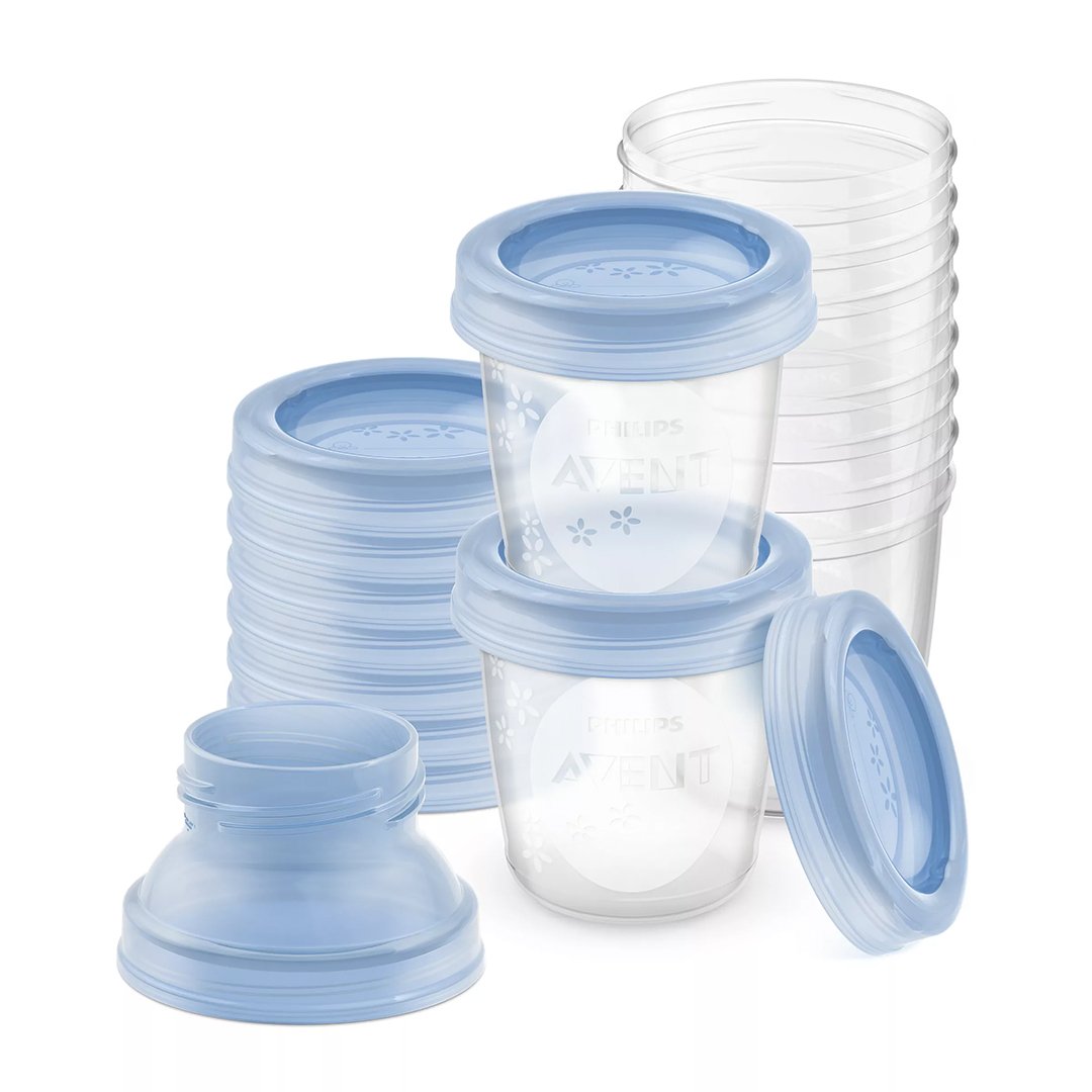 Set Pots De Conservation Pour Lait Maternel 180 Ml/6oz Scf618/10 - Image 1 of 1