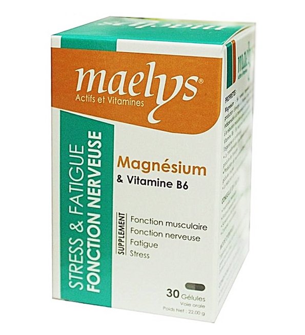 Magnésium Vitamine B6 - 30 Gélules - Image 1 of 1