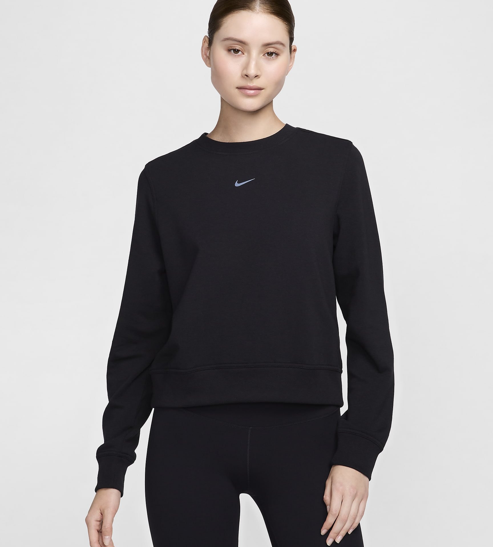 Sweat-shirt en Molleton à Col Rond pour Femme Dri-fit One - Image 1 of 4