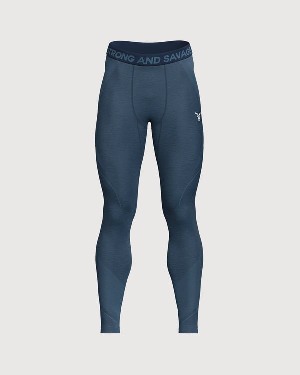 Progress Seamless Leggings Homme Marine Chiné - Image 1 of 4