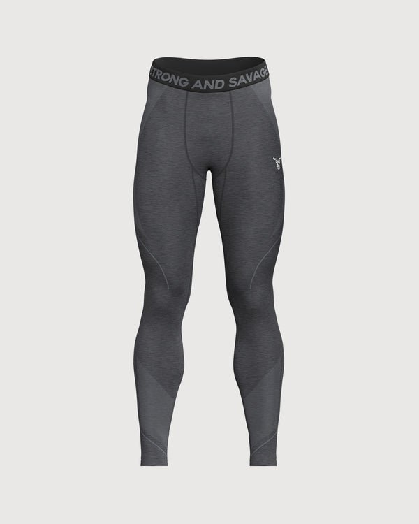 Progress Seamless Leggings Homme Noir Chiné - Image 1 of 4