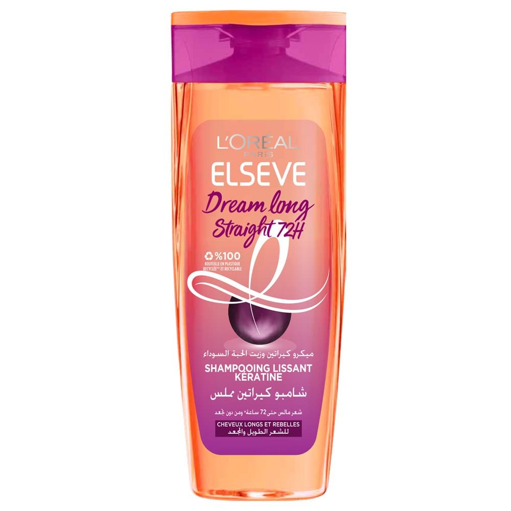 Elsève Dream Long Straight - Shampooing pour Cheveux Longs Anti-Frisottis - 200ml - Image 1 of 1