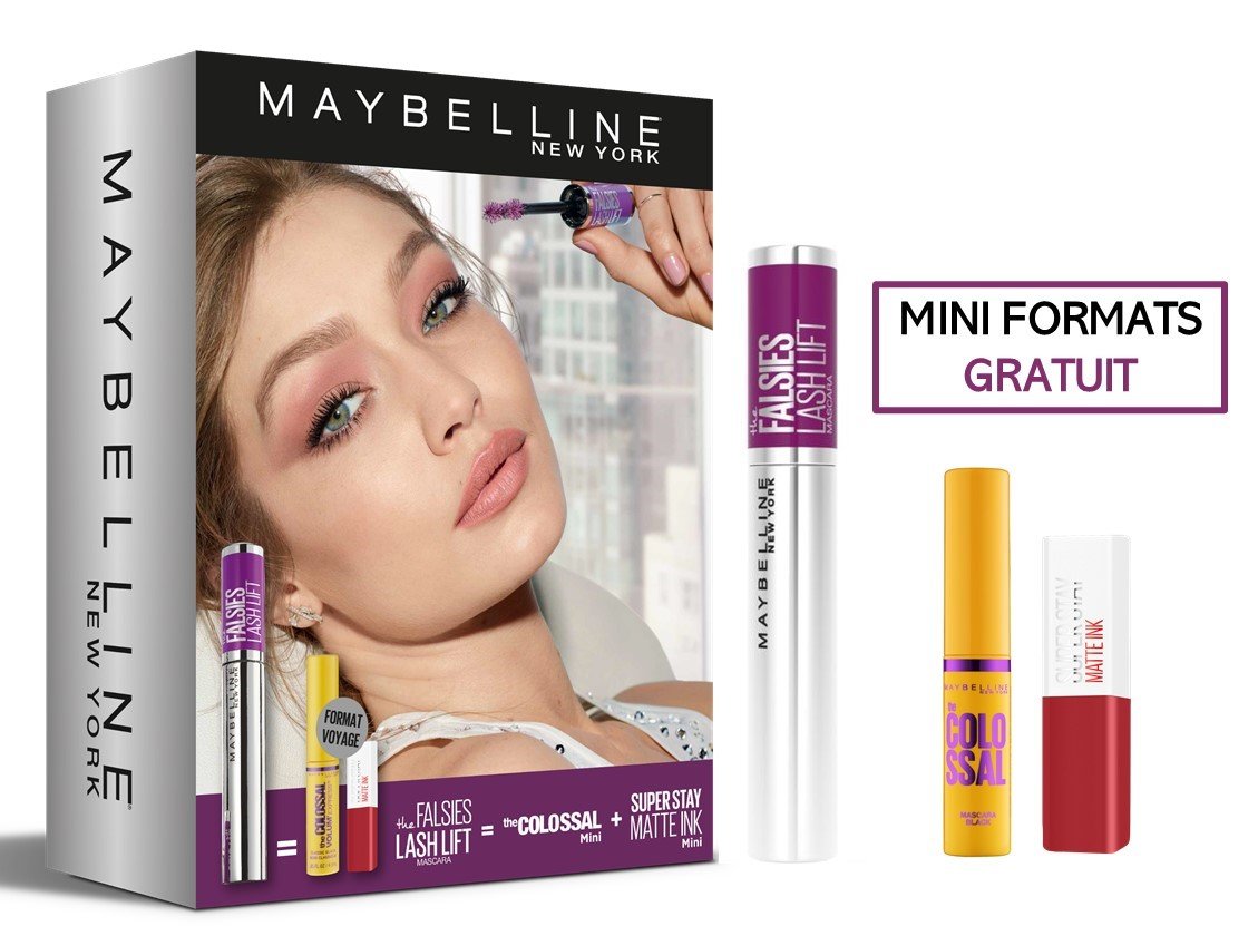Pack maybelline - The Falsies lash lift + Mini SSMI Offert + The Colossal Mini Offert - Image 1 of 1