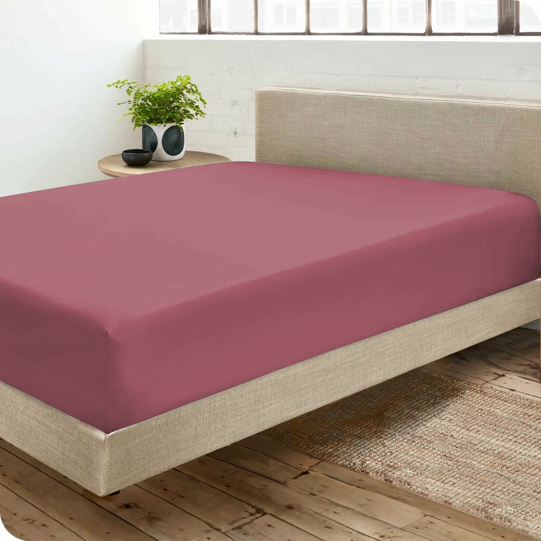 Drap Housse Percale 100 % Coton Premium - Image 1 of 2