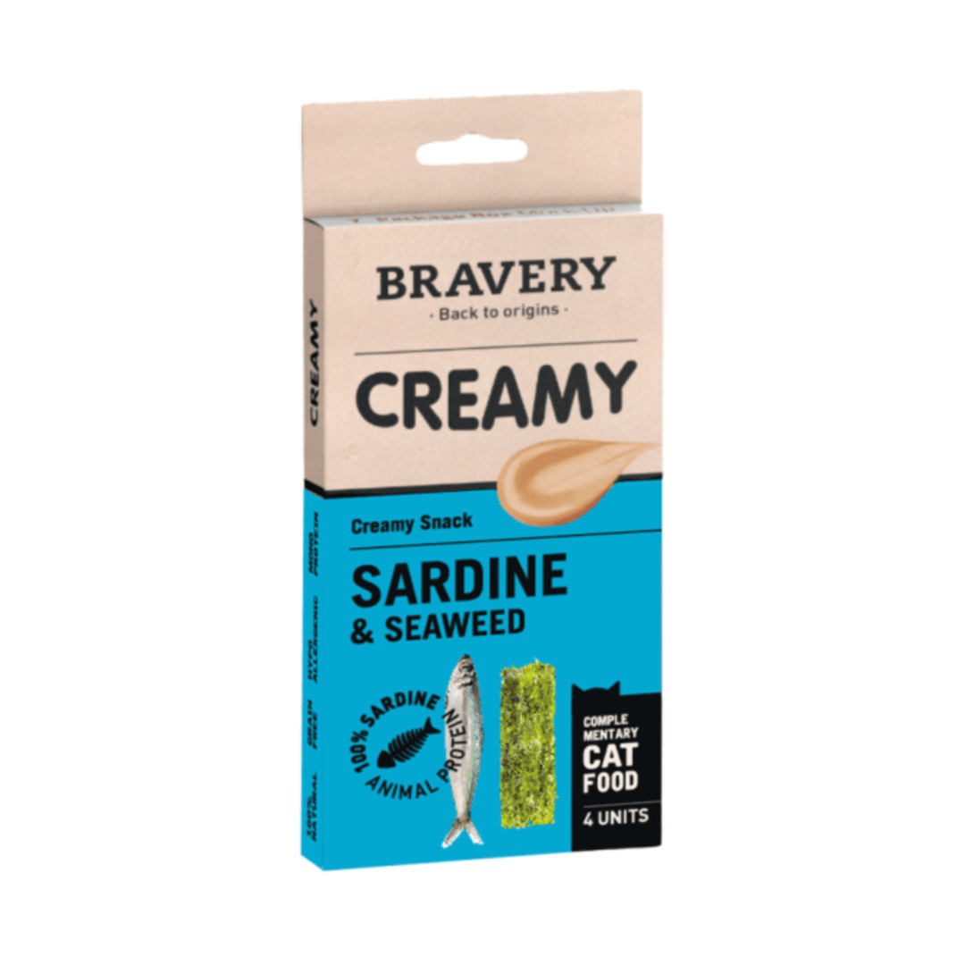 Friandise gourmande naturelle pour chats (4 sachets de 14 g) | Sans céréales, 100 % naturelle et hypoallergénique - Image 1 of 1