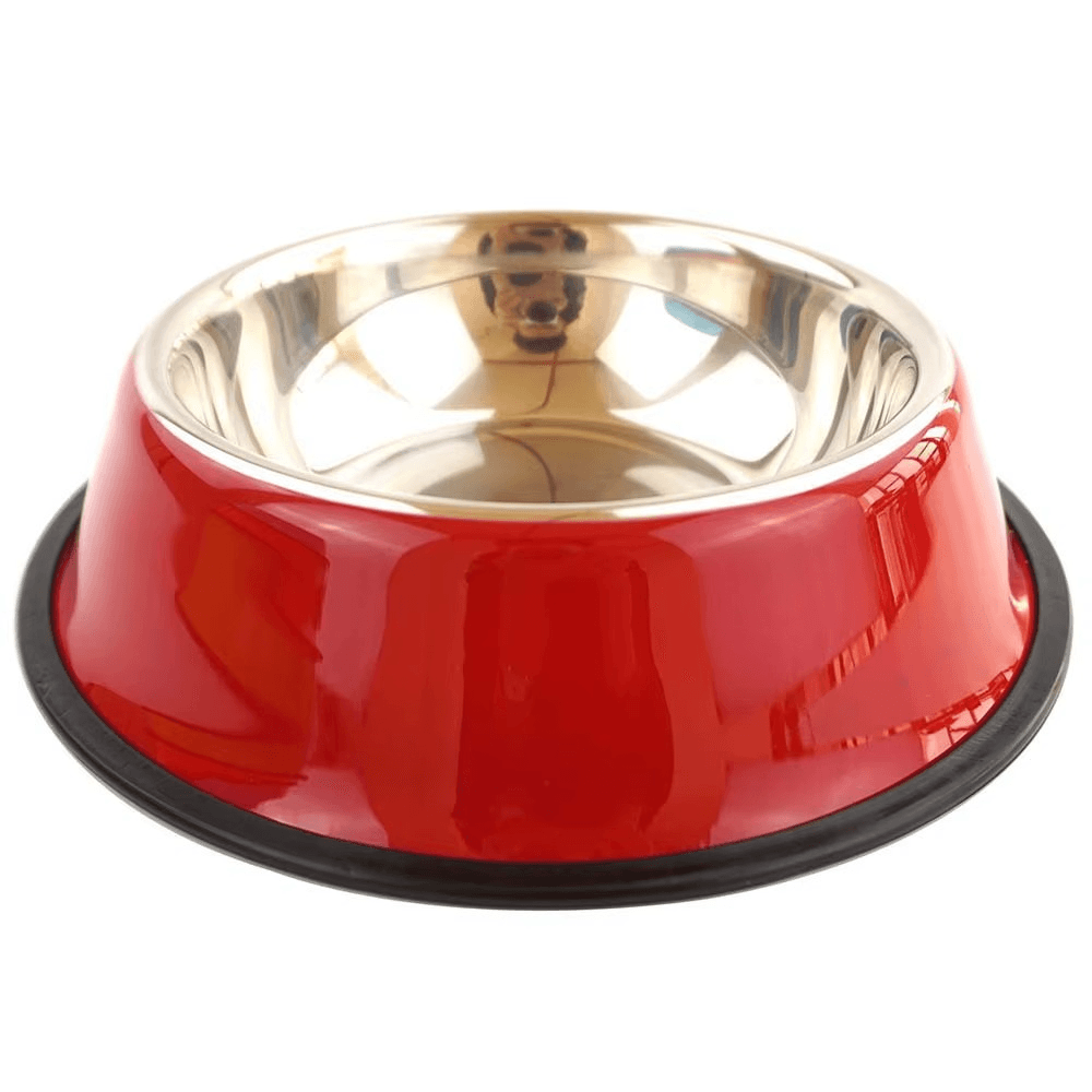 Gamelle pour chien en acier inoxydable – Antidérapante, durable et facile à nettoyer - Image 1 of 4